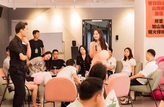 重庆两江数字经济产业园“MBTI大作战”社交活动现场。