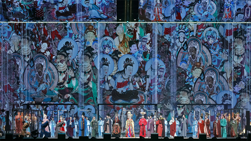 《受到召唤·敦煌》剧照。国话供图