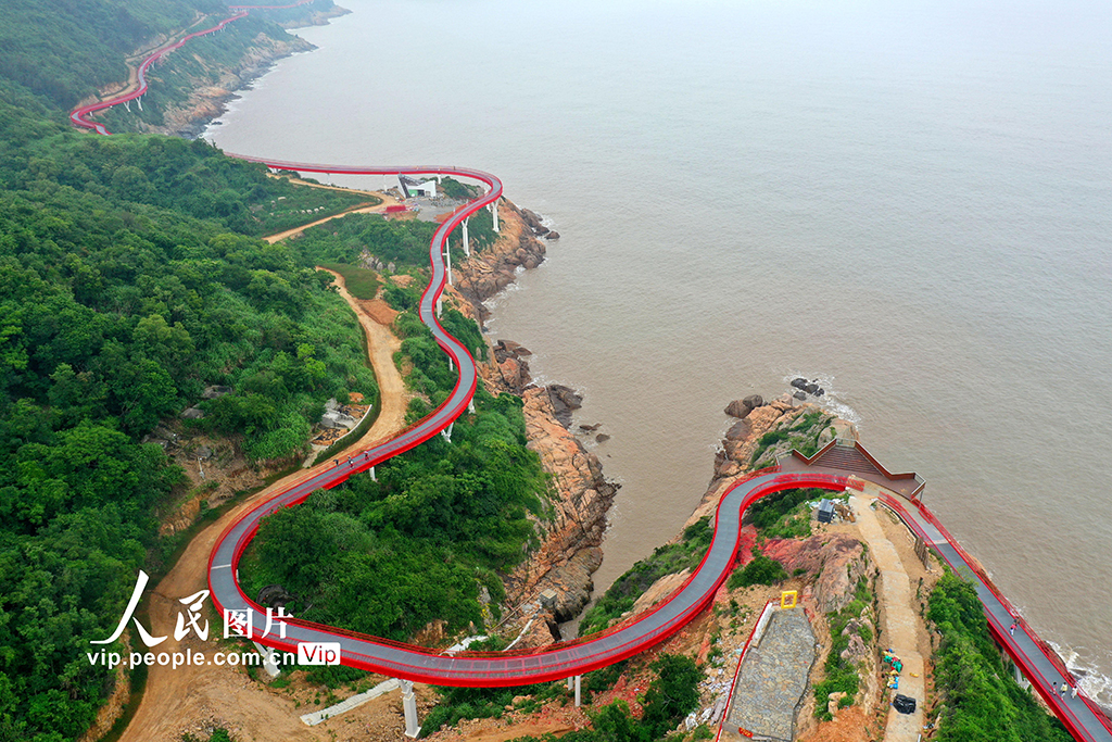 浙江玉环：漫步滨海绿道 乐享健康生活【2】