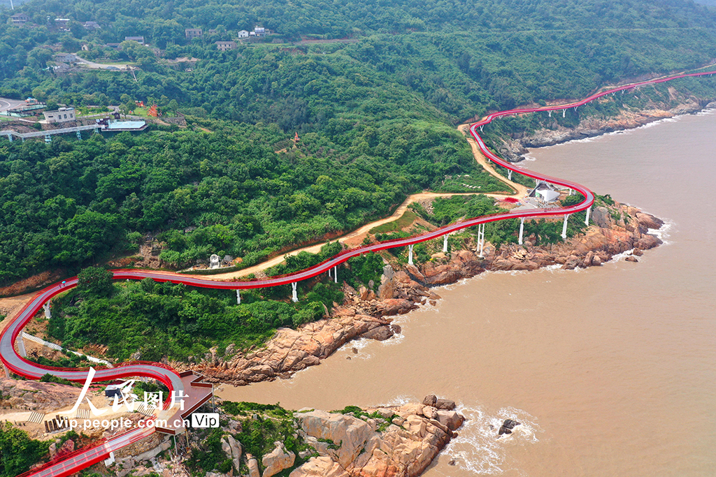 浙江玉环：漫步滨海绿道 乐享健康生活【3】