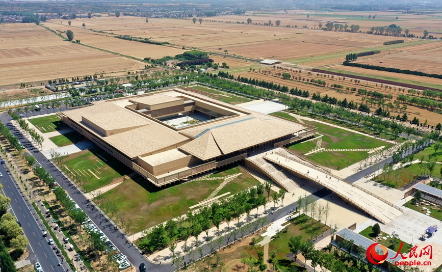 汉魏洛阳故城遗址博物馆。人民网记者 王玉兴摄