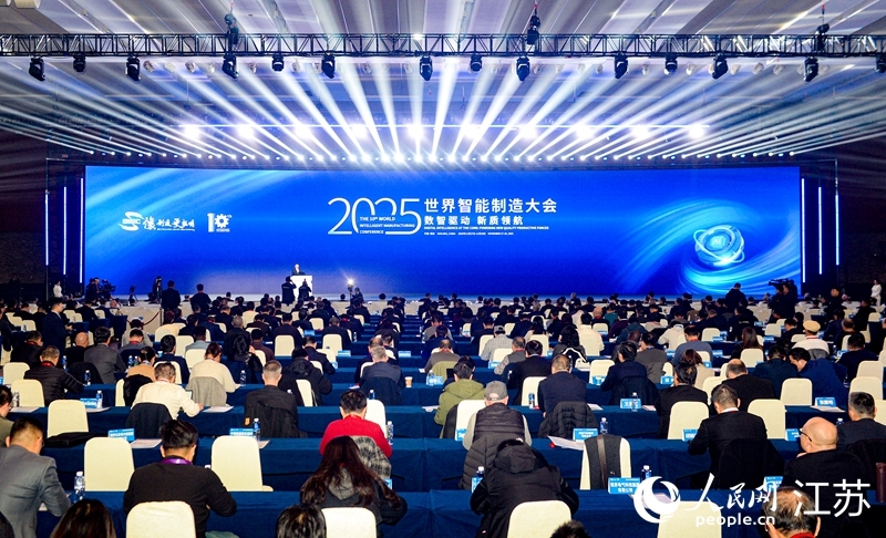 2025世界智能制造大会在南京举行。人民网 李昱辰摄