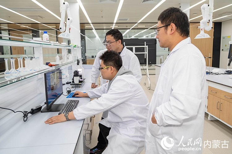 科研人员正在进行研究。受访单位供图